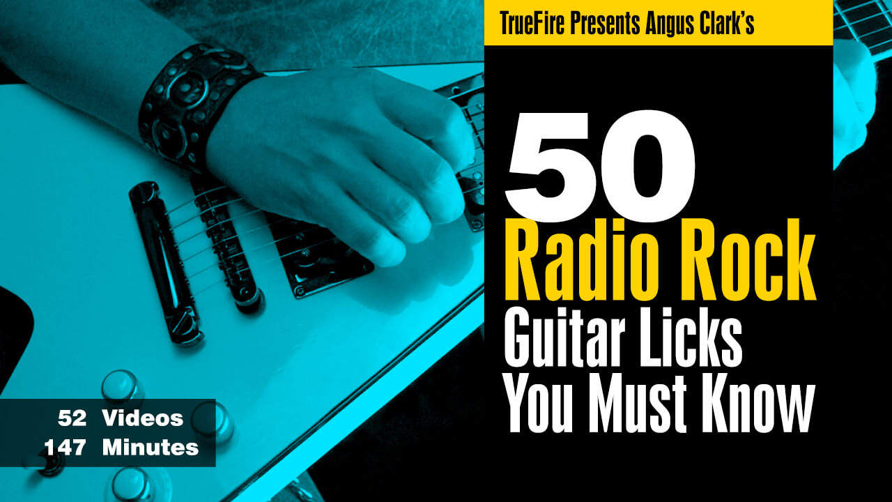 その他 50 Radio Rock Licks You Must Know [DVD] 50 Radio Rock Licks - Angus Clark - Guitar Lessons